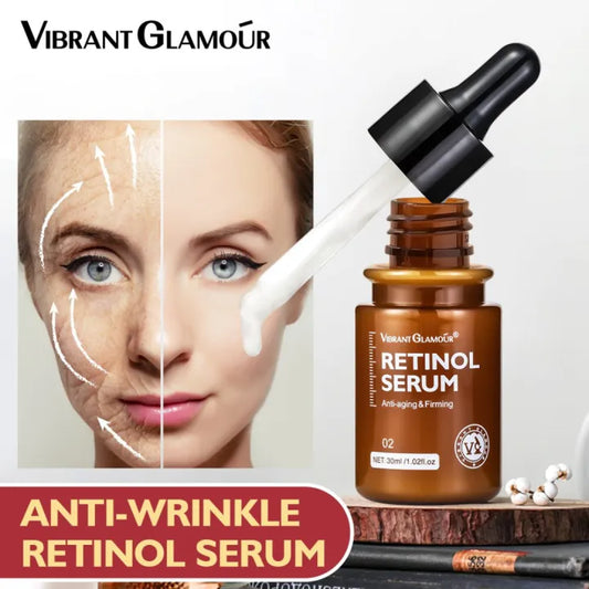 سيروم ريتينول للعينين من فيبرانت جلامور للخطوط الدقيقة والتجاعيد - عناية طبيعية بالبشرة وخالية من القسوة - 30 مل