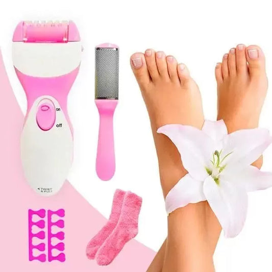 طقم العناية بالقدمين 4 في 1 – Gel Socks & Foot Care Kit